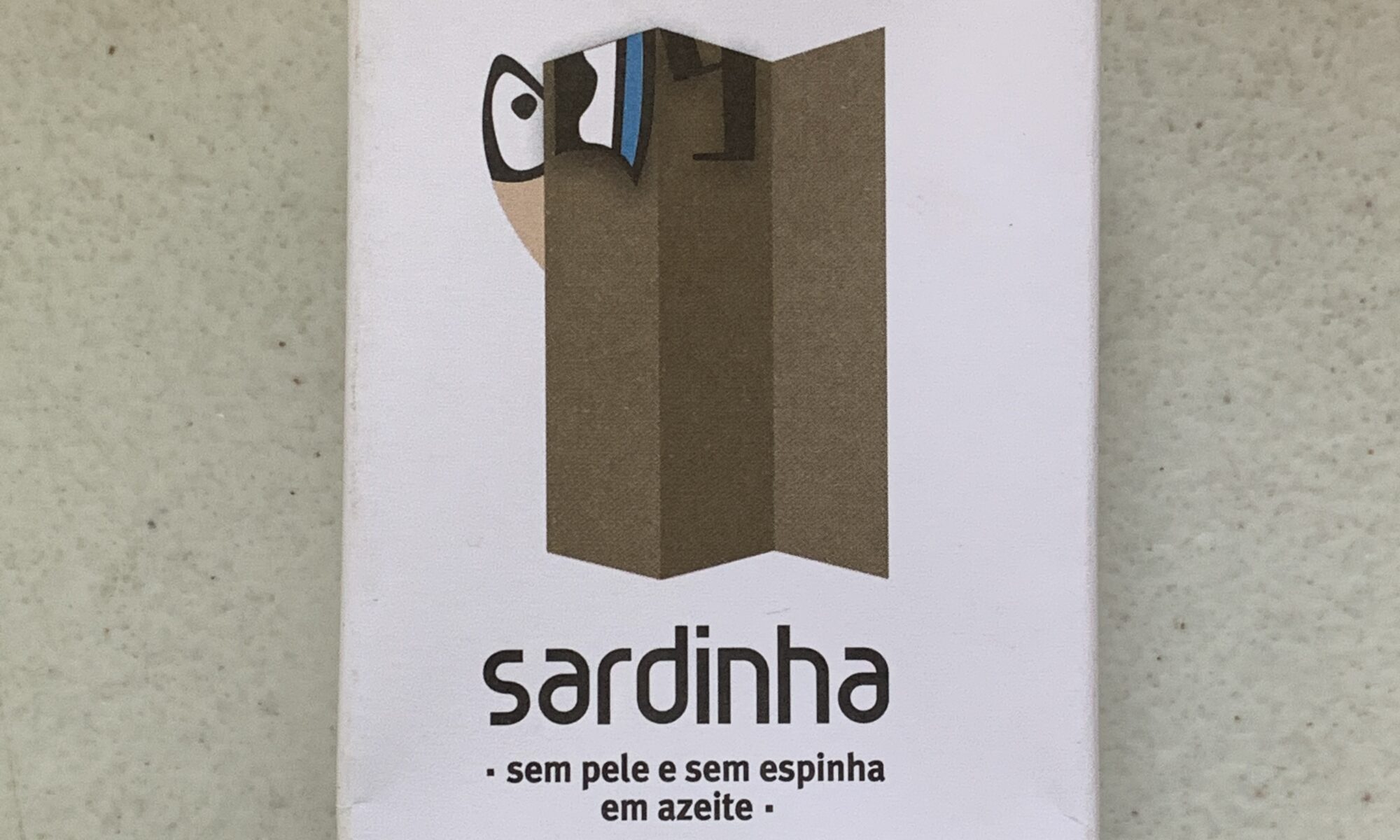 Image of the front of a package of Sardinha Skinless and Boneless Sardines in Olive Oil