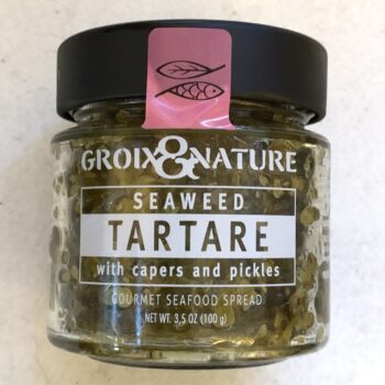 Image of the front of a jar of Groix & Nature Seaweed Tartare with Capers and Pickles