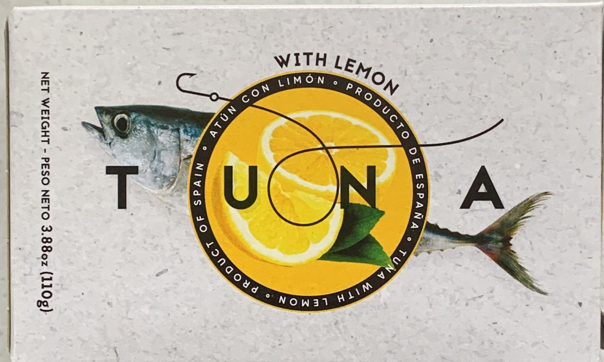 Image of the front of a package of Don Gastronom (La Narval) Yellowfin Tuna with Lemon