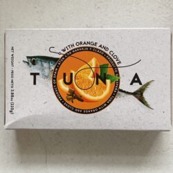 Image of the front of a package of Don Gastronom (La Narval) Yellowfin Tuna with Orange and Clove