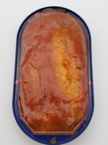 Image of Appel herring in tomato sauce open tin
