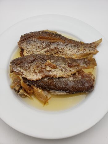 Image of Eagle Coin fried dace on plate