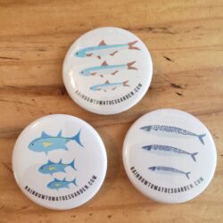 Image of fish trio buttons