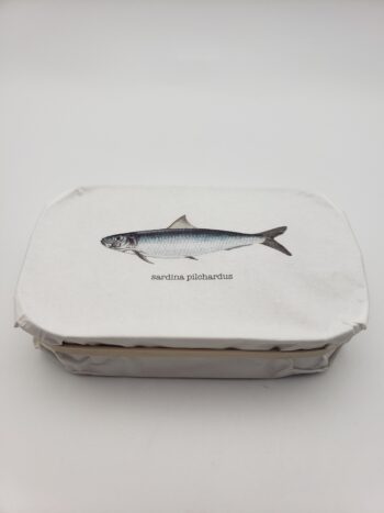 Image of the front of a tin of PYSCIS Conserves﻿ Sardines Royale 10/15, 2018