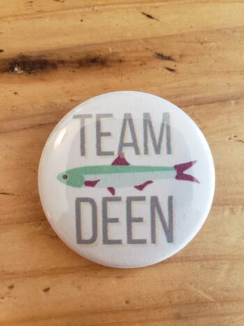Image of "team deen" pinback button