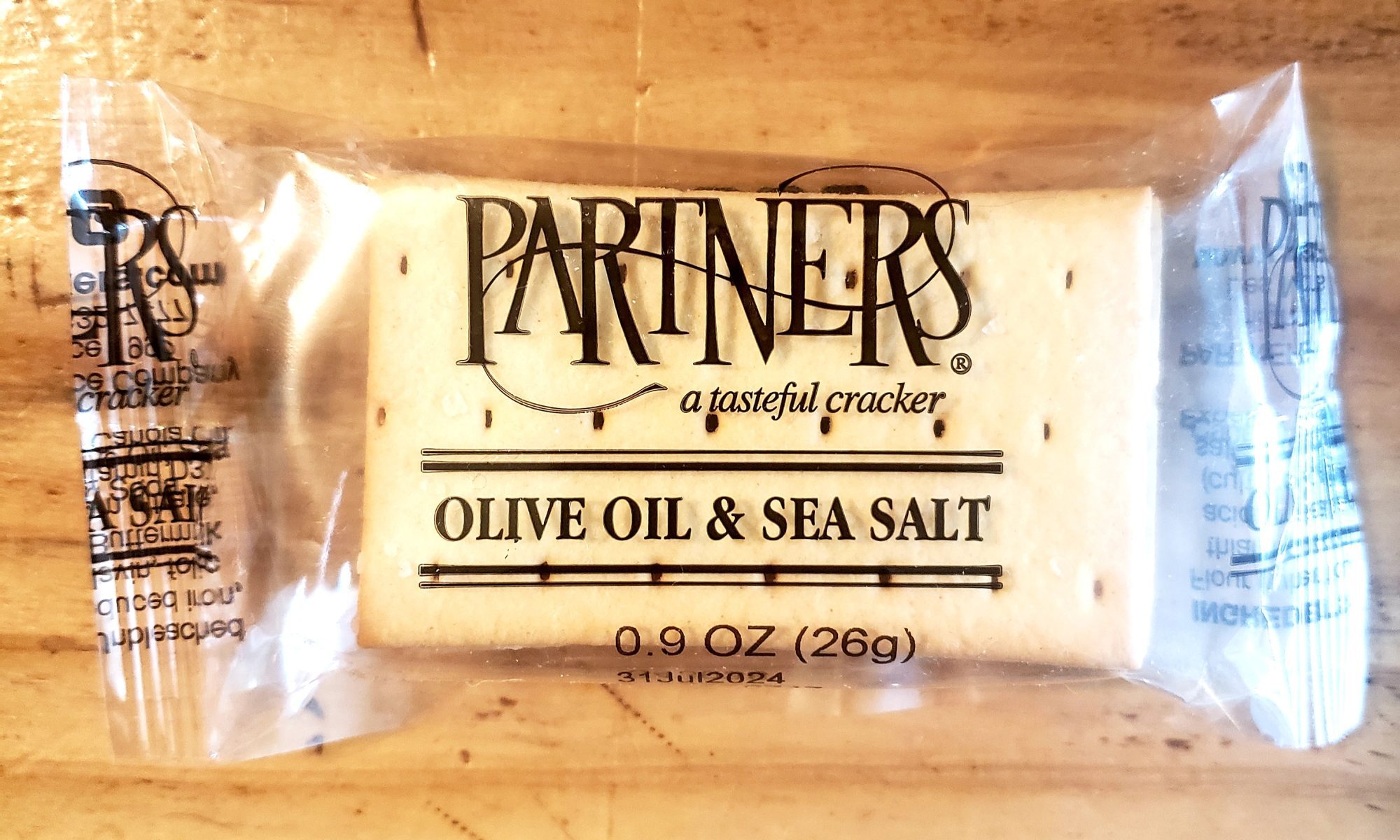 Image of Partners olive oil and sea salt crackers