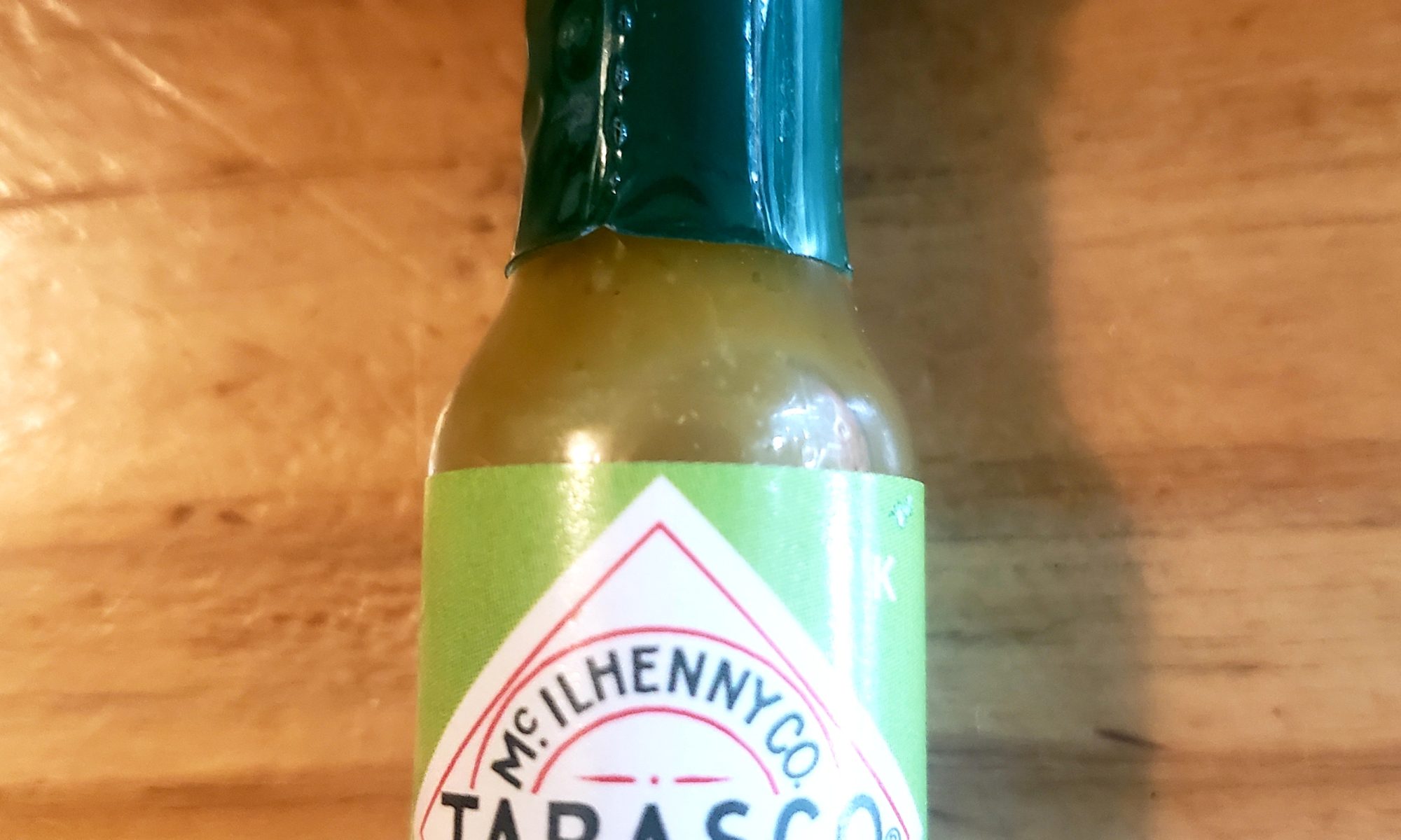 Image of mini bottle of jalapenoTabasco sauce