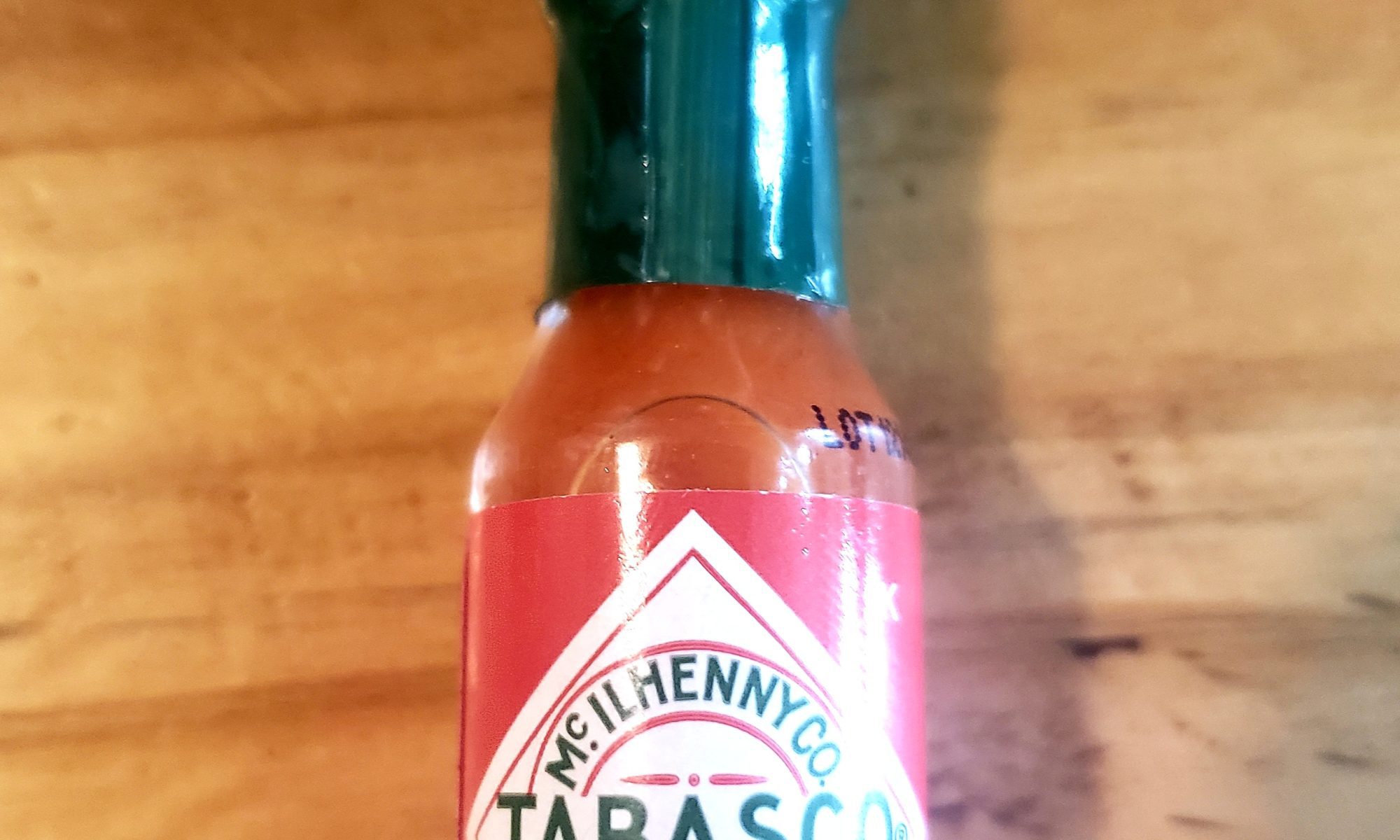 Image of mini bottle of original Tabasco sauce